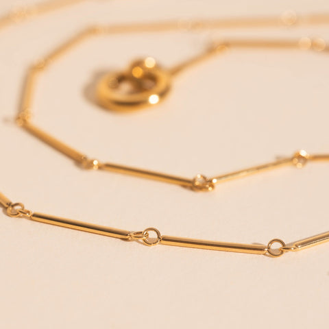 Bar Link Chain Necklace