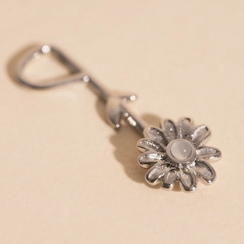 Dainty Daisy Necklace Charm