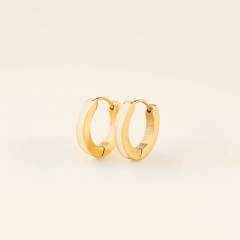 Color Huggie Hoop Earrings