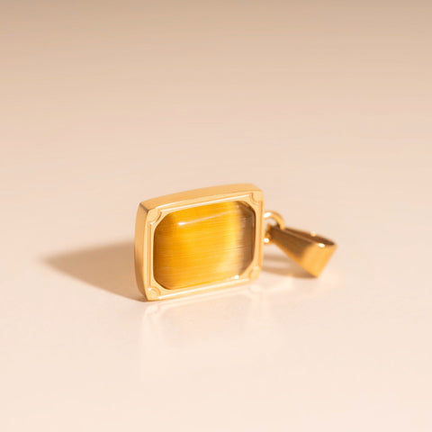 Golden Ember Necklace Charm