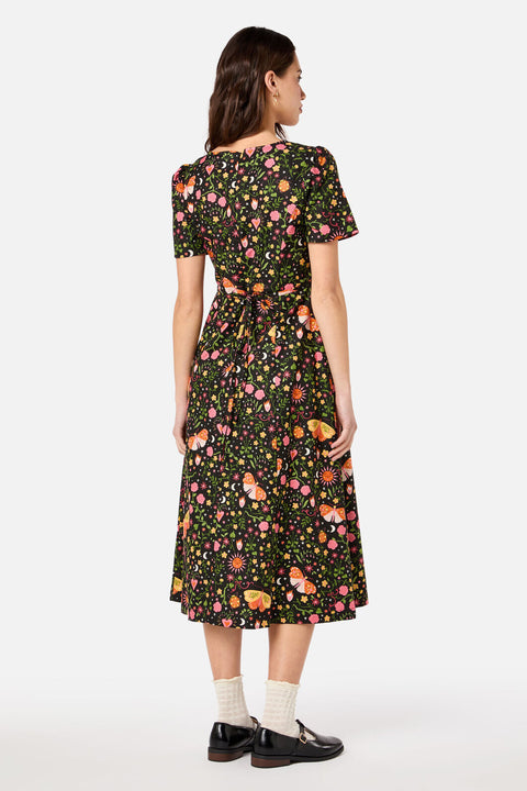 Folk Art Midi Dress