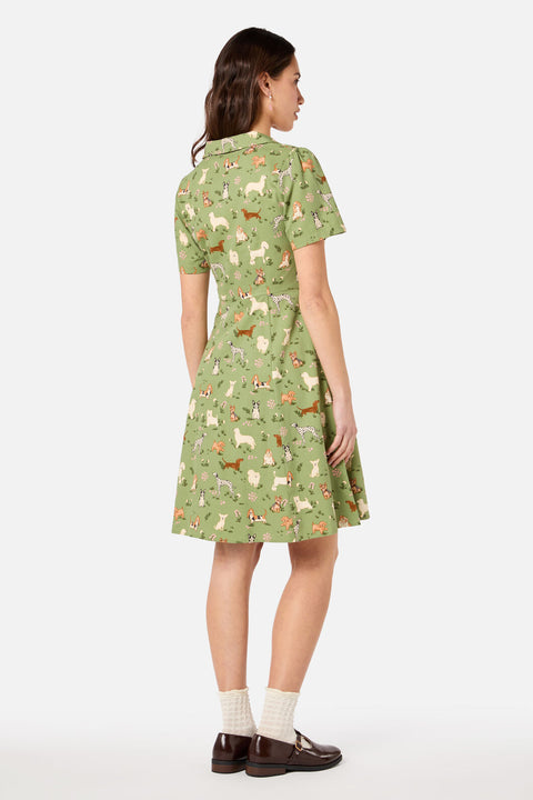 Cute Dogs Shirt Dress