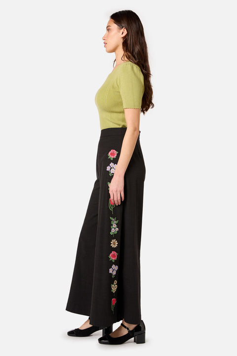 Fleur Embroidered Pant
