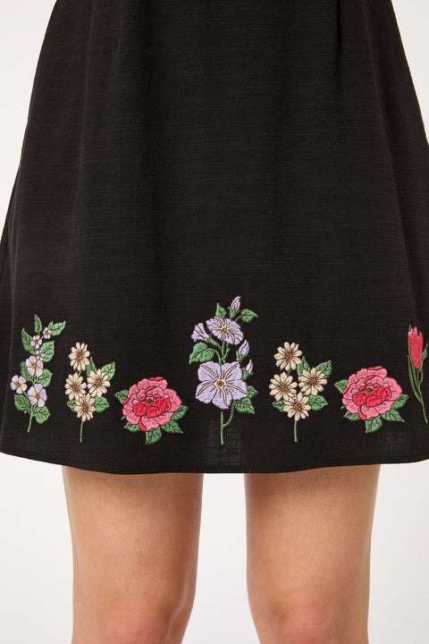 Fleur Embroidered Shift Dress