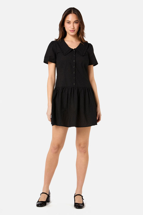 Andrea Drop Waist Mini Dress