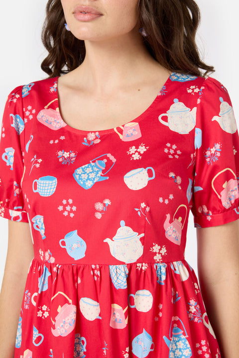 Tea Time Short Sleeve Dress