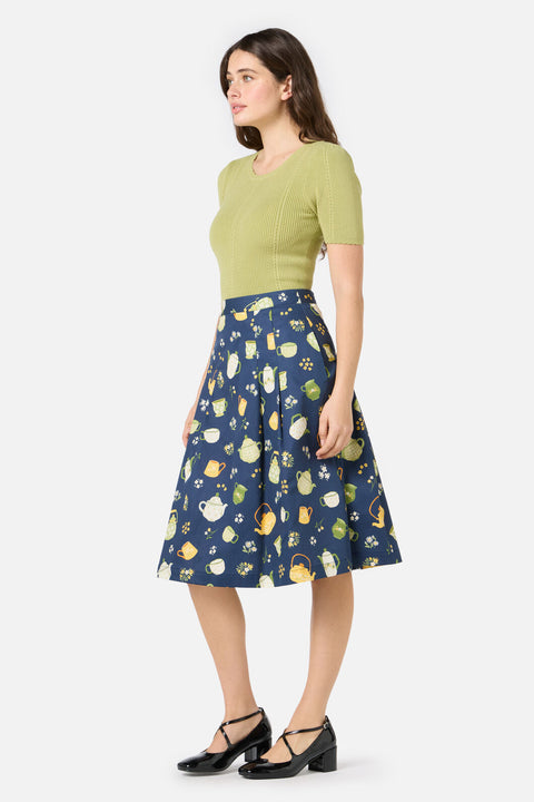 Tea Time Pleat Skirt
