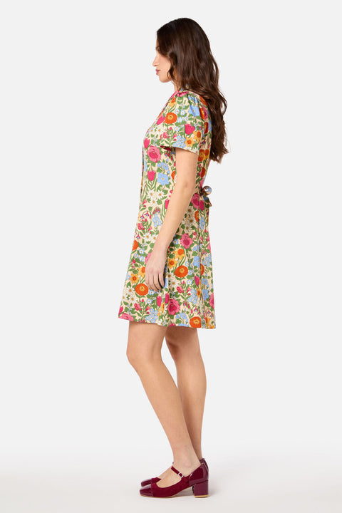 Floral Field Shirt Dress