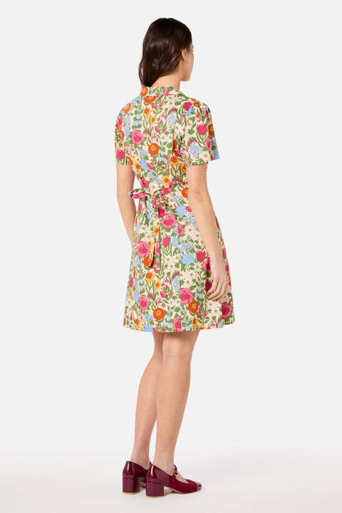 Floral Field Shirt Dress