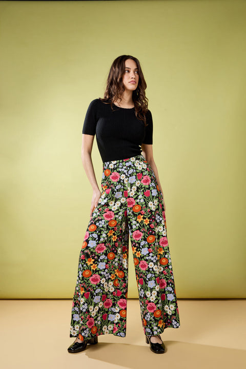 Floral Field Palazzo Pant