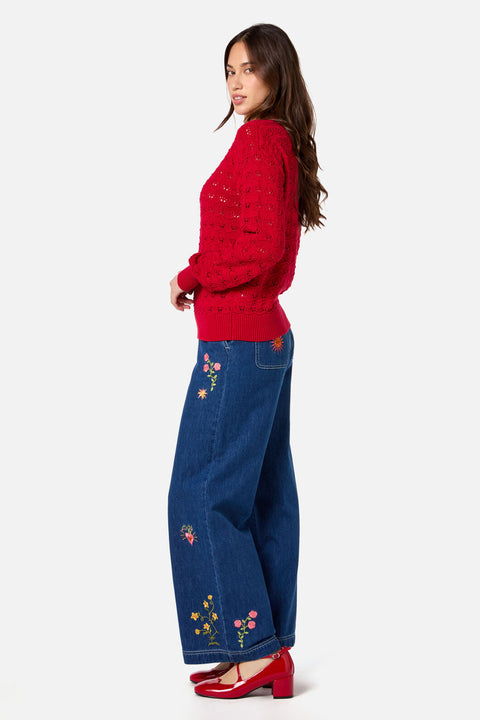 Bea Lacey Knit Jumper