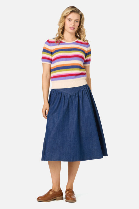 Perri Stripe Knit Top