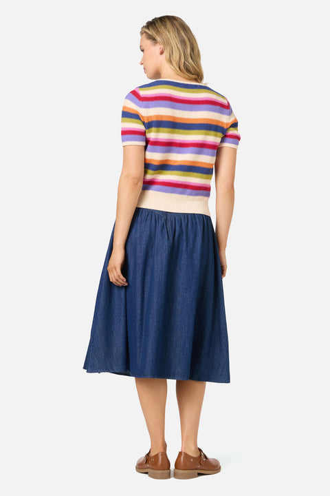 Perri Stripe Knit Top