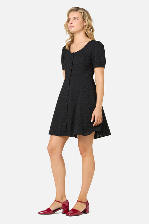 Lily Broidery Mini Dress