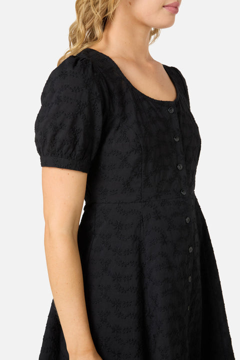 Lily Broidery Mini Dress