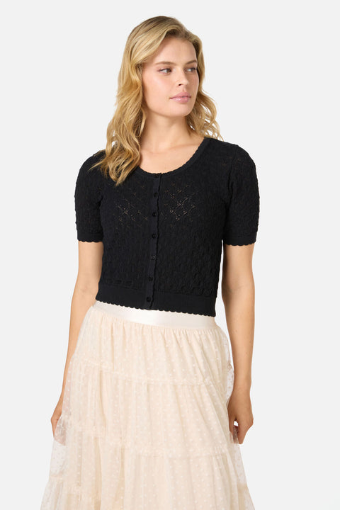 Lacey Short Sleeve Cardigan