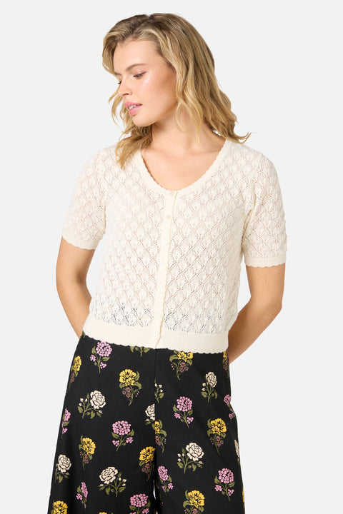 Lacey Short Sleeve Cardigan