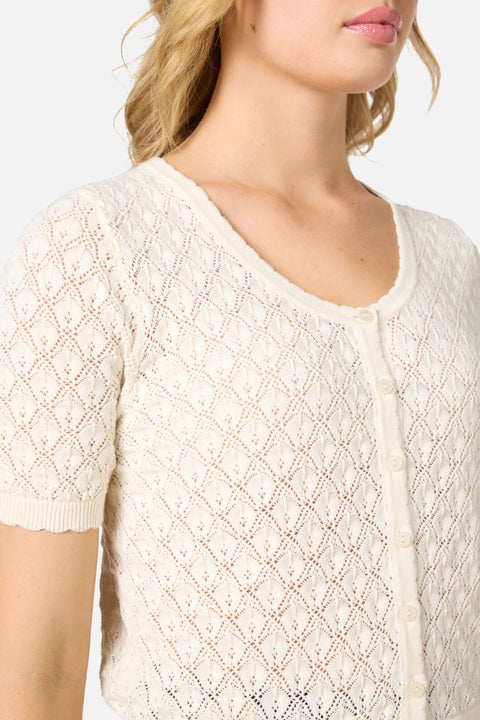 Lacey Short Sleeve Cardigan