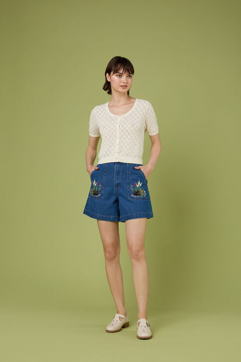 Lacey Short Sleeve Cardigan
