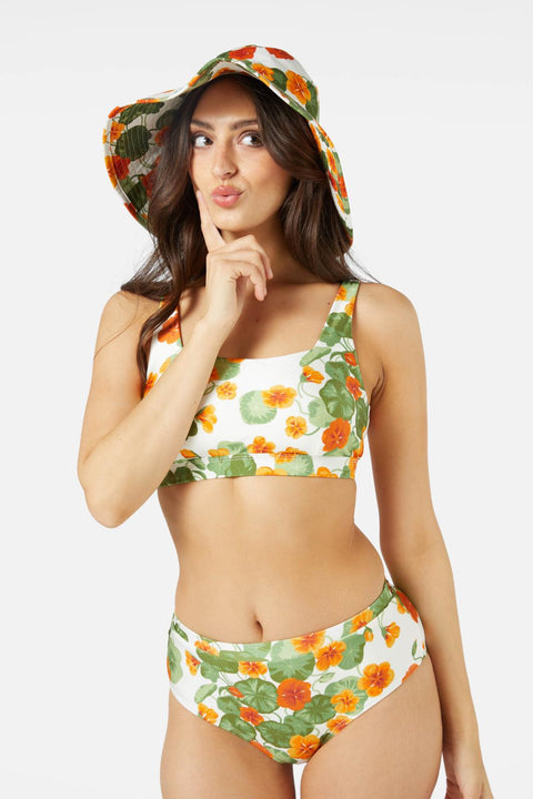 Nasturtium Bikini Top