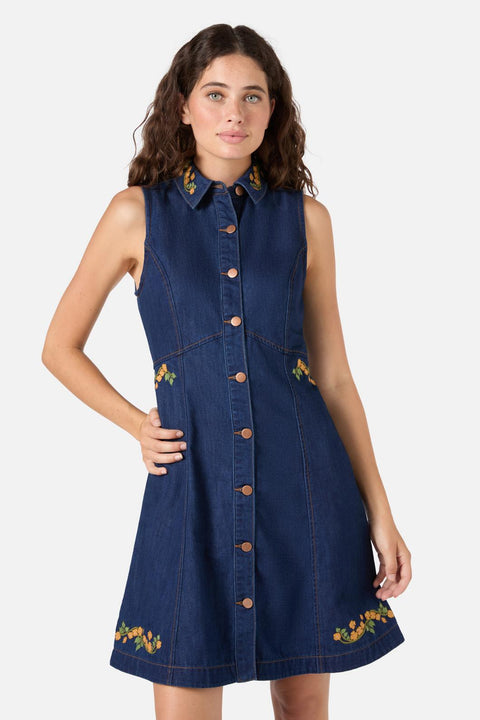 Flower Child Embroidered Dress
