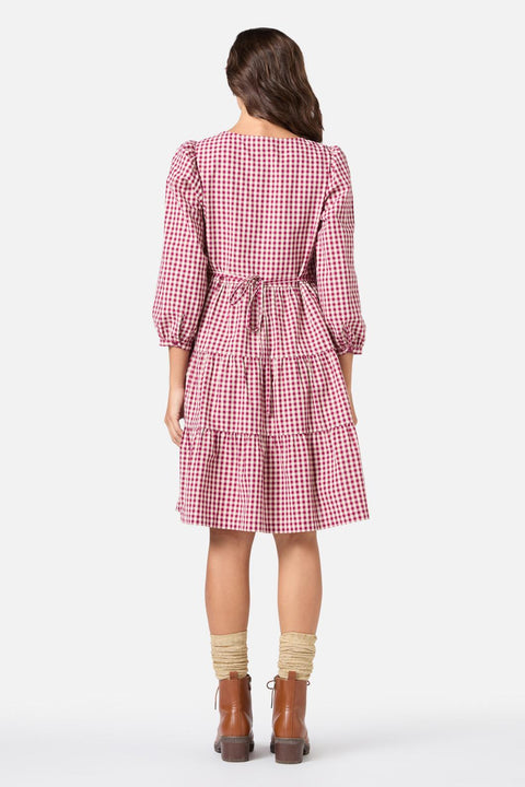 Renae Check Smock Dress