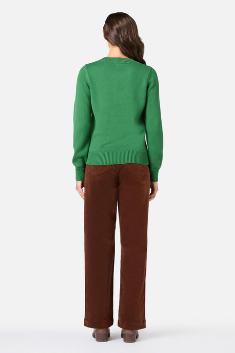 Goose Embroidered Knit Jumper