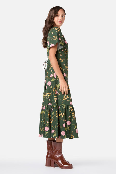 Esmerelda Floral Midi Dress
