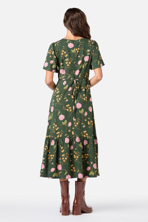 Esmerelda Floral Midi Dress
