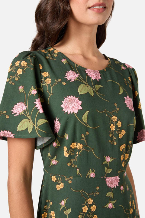 Esmerelda Floral Midi Dress