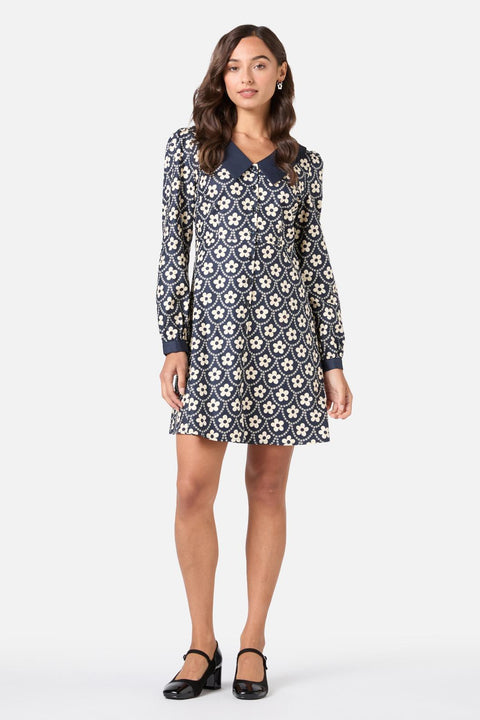 Megan Cute Collar Mini Dress