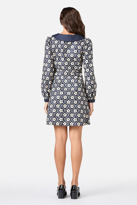 Megan Cute Collar Mini Dress