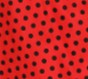 Red Black Polka Dot Swatch