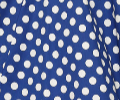 Blue & White Polka Dot Swatch