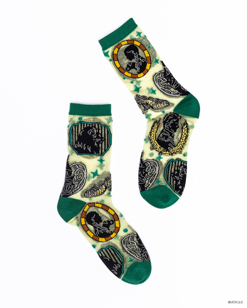 Wicked All Roads Lead to Oz Shimmer Sheer Crew Sock