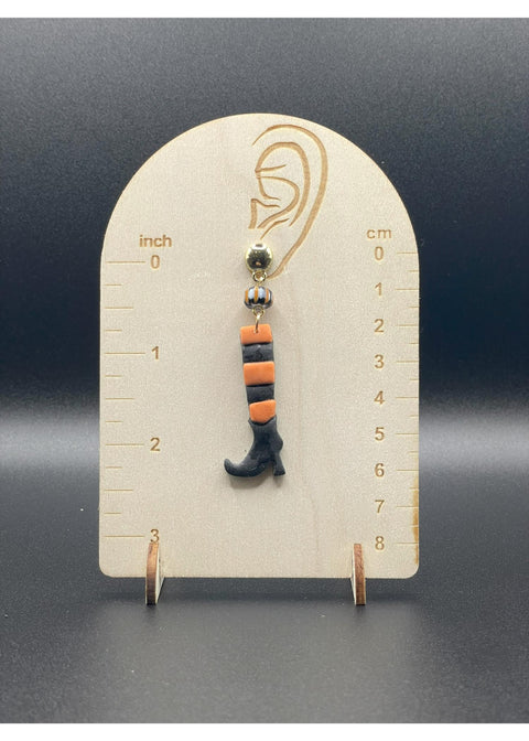 Salem Witch Stockings Dangle Earrings