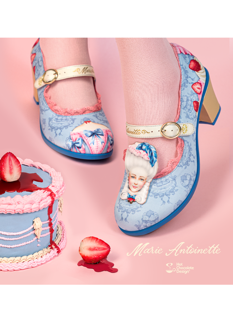 Chocolaticas® Mid Heels Marie Antoinette 3 Women's Mary Jane Pump