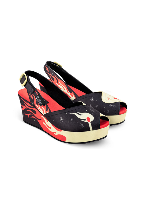 Chocolaticas® She's On Fire Women's Sandal