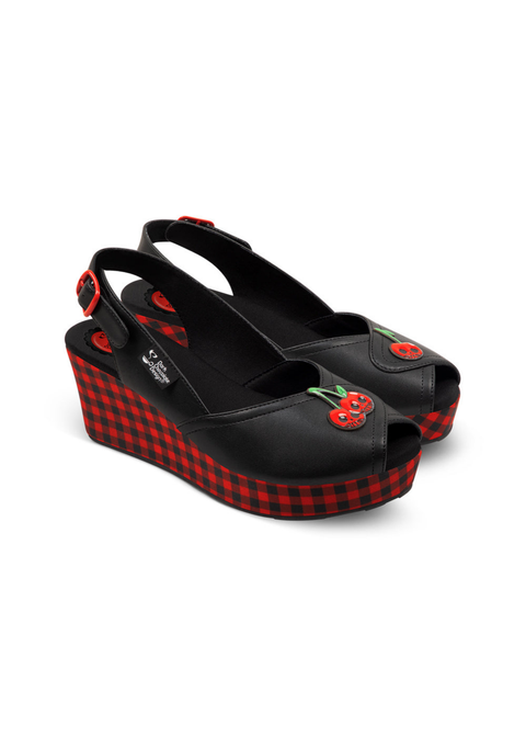 Chocolaticas® Death Cherry Women's Sandal