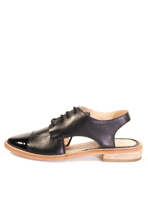 Shay Leather Slingback Loafers