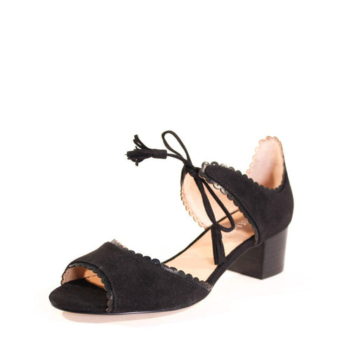 Casino Block-Heel Sandals Black