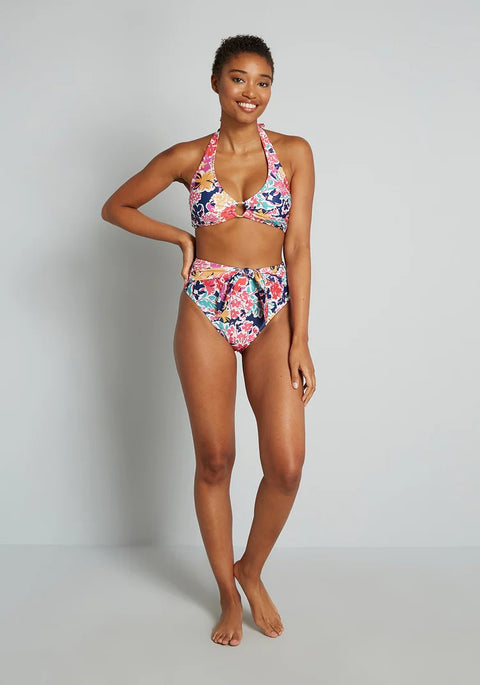 The Cindy High-Waisted Bikini Bottom