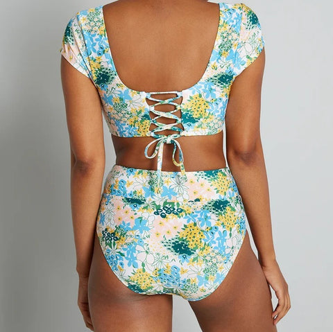 The Sara High-Waisted Bikini Bottom
