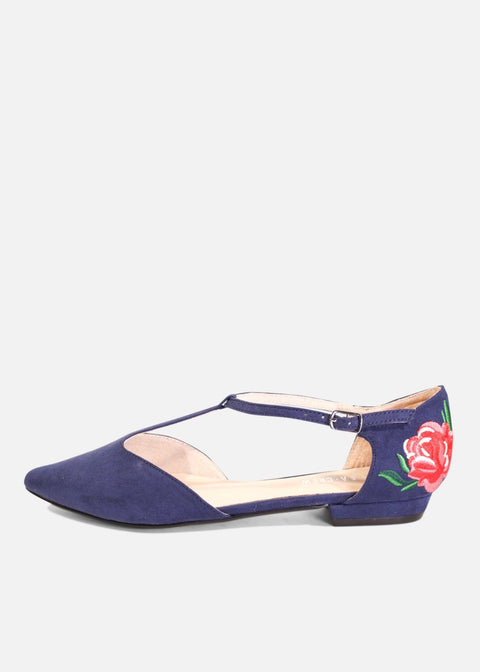 Garden T-Strap Flats