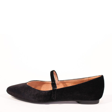 Prime Velvet Mary Jane Flats