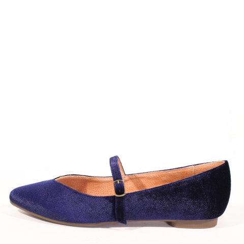 Prime Velvet Mary Jane Flats