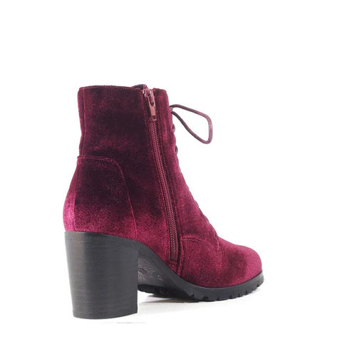Timothy Velvet Booties