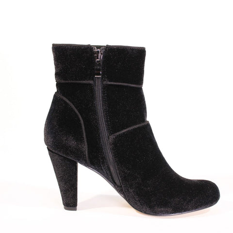 Topaz Velvet Booties