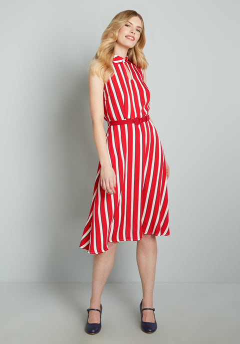 ModCloth x Collectif Posh Your Luck A-Line Dress