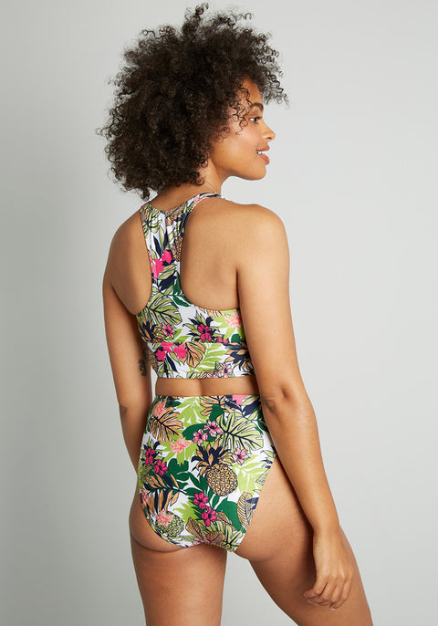 The Annika Crop Bikini Top